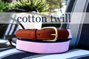 The Classic Cotton Twill Belt