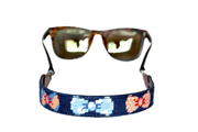 Asher Riley, Bow Tie needlepoint strap, Ray Bans