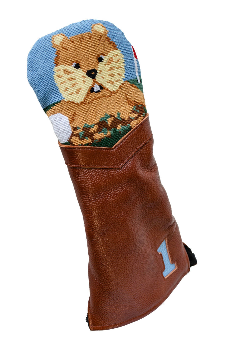 Gopher Golf Needlepoint Driver Headcover