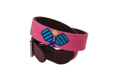 Pickled Pink Needlepoint Dog Collar