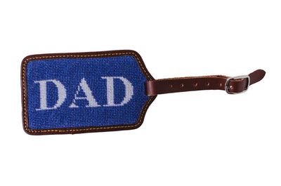 Dad Needlepoint Luggage Tag