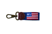 Martha's Vineyard Needlepoint Key Fob