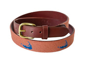 Nantucket Needlepoint Belt