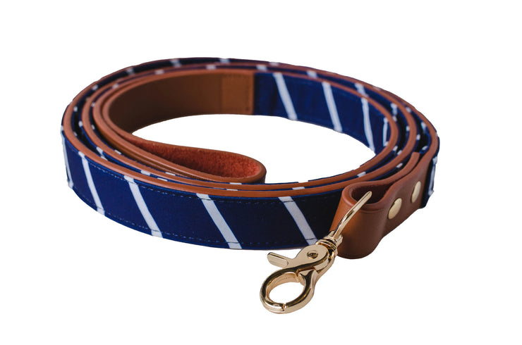 Reversible Silk and Leather Leash