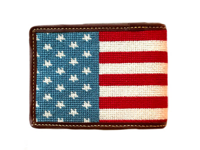 AMERICAN FLAG NEEDLEPOINT WALLET™