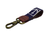 Anchor needlepoint key fob by Asher Riley