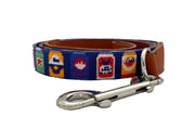 Beer Can Needlepoint Leash by Asher Riley