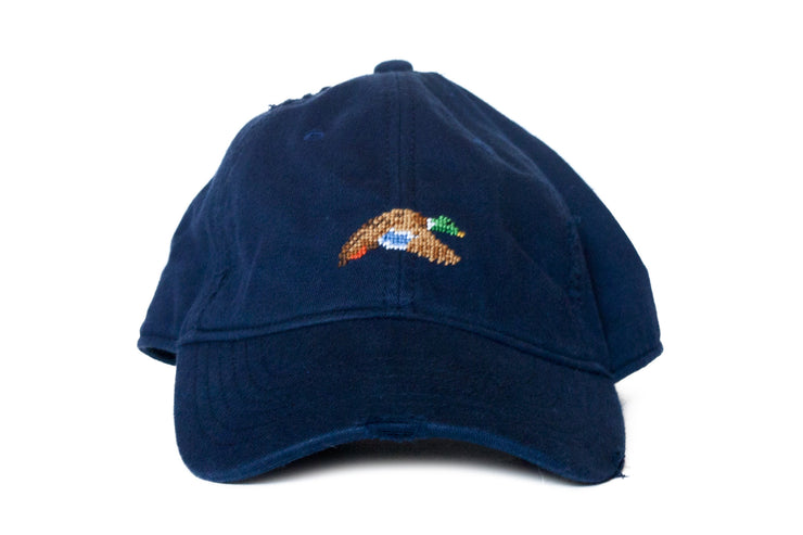 Flying Mallard Needlepoint Hat Asher Riley
