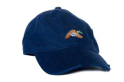 Flying Mallard Needlepoint Hat Asher Riley