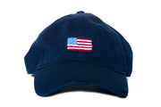 American Flag Needlepoint Hat by Asher Riley