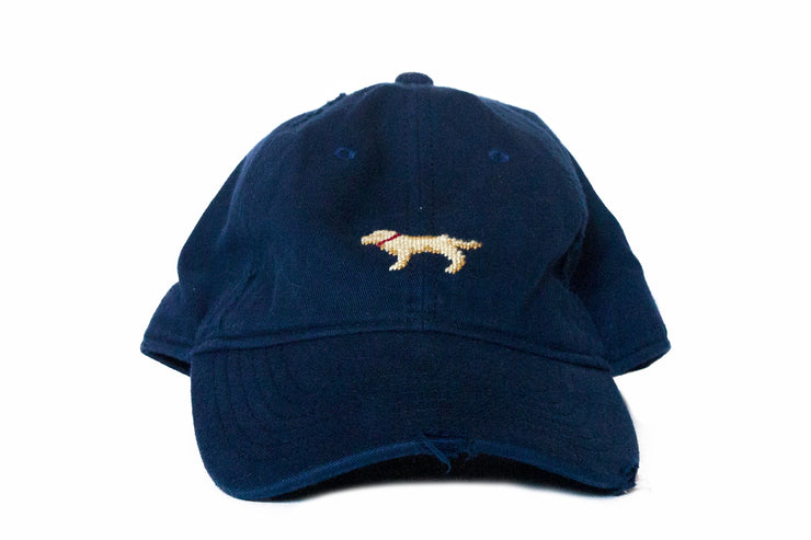 Golden Retriever Needlepoint Hat Asher Riley