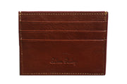 Asher Riley monogrammed needlepoint card wallet