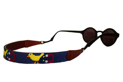 Asher Riley needlepoint chick magnet sunglass straps