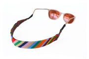 Groovy Striped needlepoint sunglass straps by Asher Riley