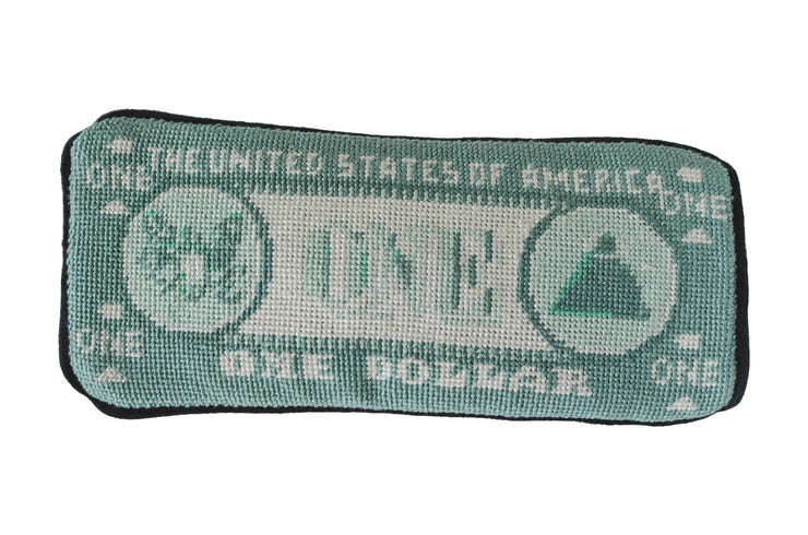 Dollar Bill Needlepoint Eyeglass Case