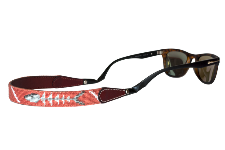 BONE FISH Needlepoint SUNGLASS STRAPS™ – Asher Riley