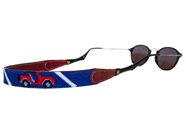 Jeep needlepoint sunglass straps by Asher Riley