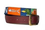 custom needlepoint belt by asher riley