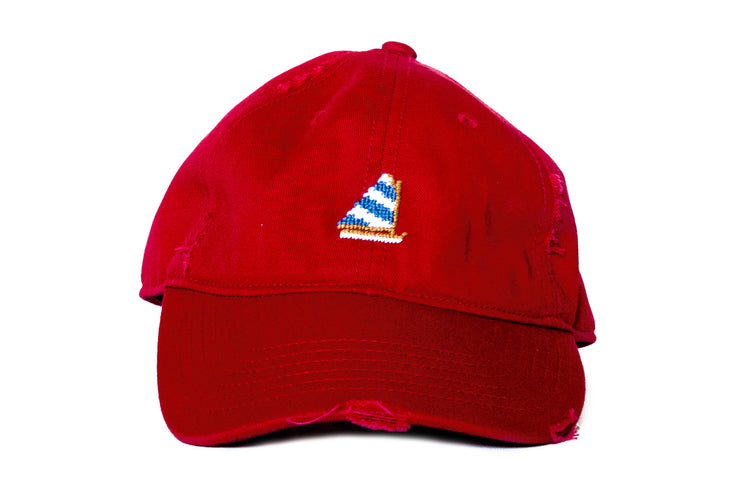 SAILBOAT HAT RED