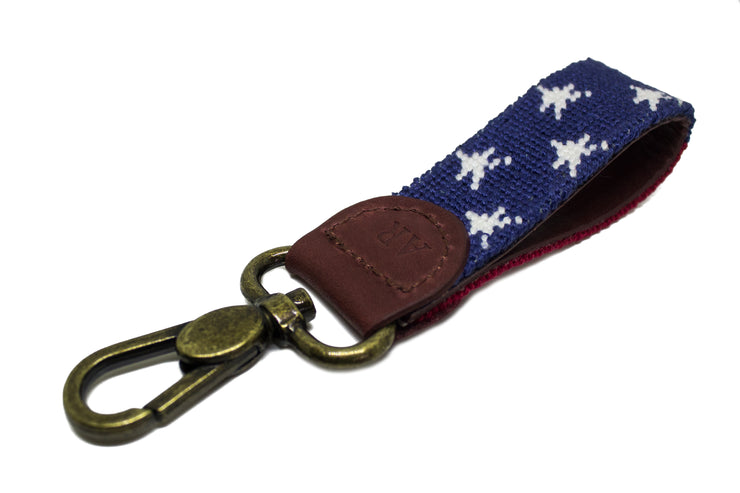 STARS AND STRIPES NEEDLEPOINT KEY FOB™