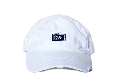 RUN HAT WHITE