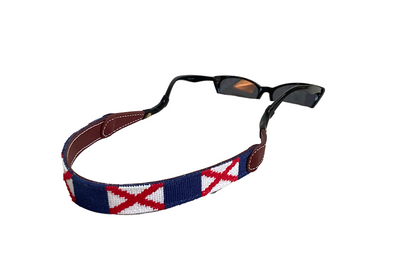 Alabama Flag Needlepoint sunglass straps